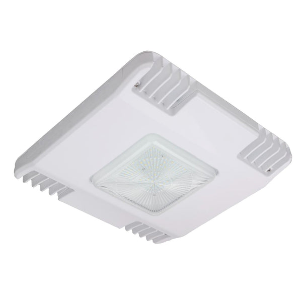 LED Canopy Light 150W 5700K 17600 Lumens White IP65 UL DLC Certified 5 Year Warranty - Gas Station