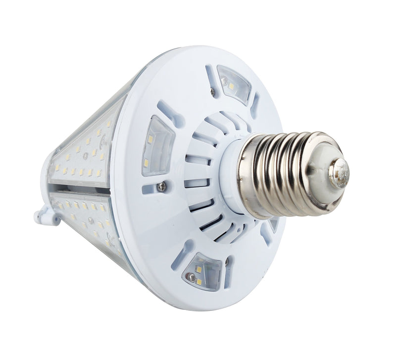 LED Corn Bulb - Post Top - Top Socket - 30W 5700K 3500 Lumens - E39 Base - 360 Degree - IP64 UL DLC Certified 5 Year Warranty