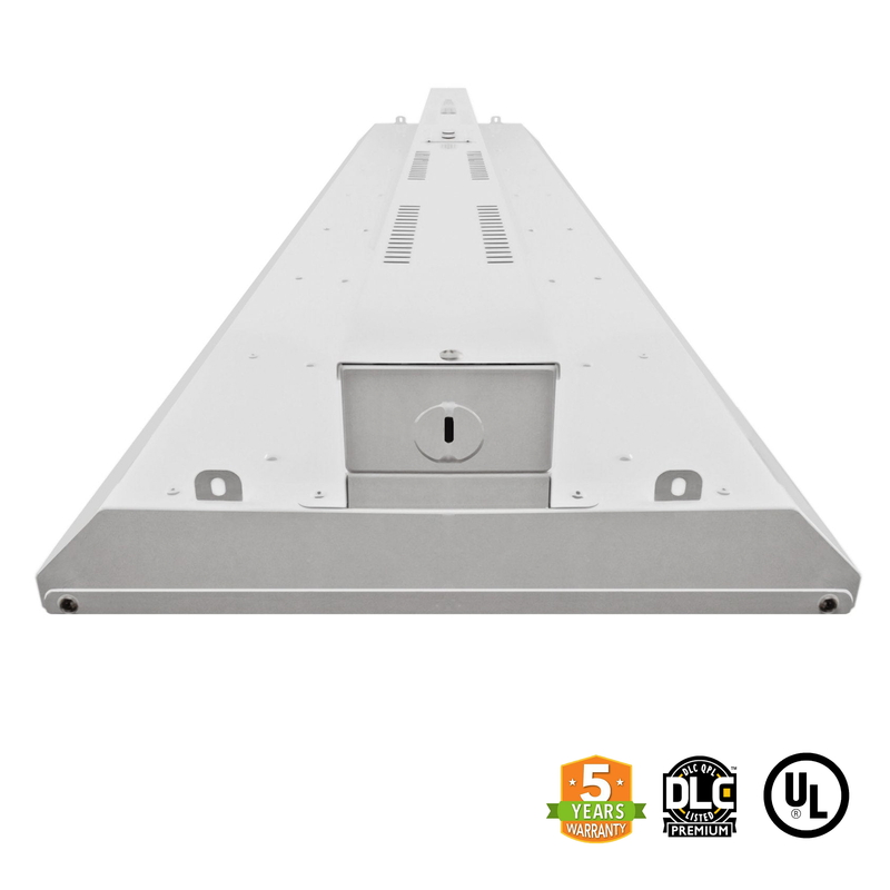 4ft LED Linear High Bay 320W 44500 Lumens UL DLC Certified 5 Year Warranty - Dimmable - Chain Mount
