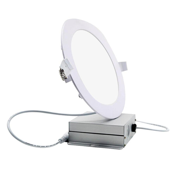 6 Inch LED Downlight 12.5W 750 Lumens - Clear - ETL ES Certified 5 Year Warranty - Dimmable - With Driver Remote