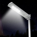 Solar LED Street/Pathway Light - Toughened Glass - 3000 Lumens IP65 - Solar Panel 15W - Dusk to Dawn - With Motion Sensor - With Remote Control