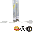T8 5ft LED Refrigeration/Cooler Tube Light 22W 5700K 2420 Lumens - Clear - IP65 UL DLC Certified 5 Year Warranty