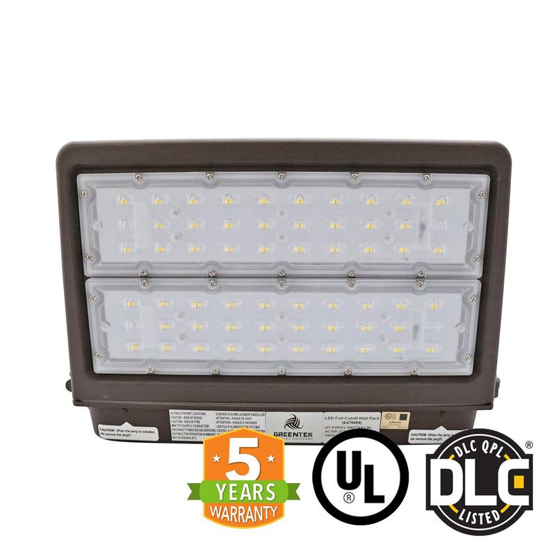 LED Wall Pack - 150W 5000K 20000 Lumens IP65 UL DLC Certified 5 Year Warranty - Full Cutoff - Dark Sky