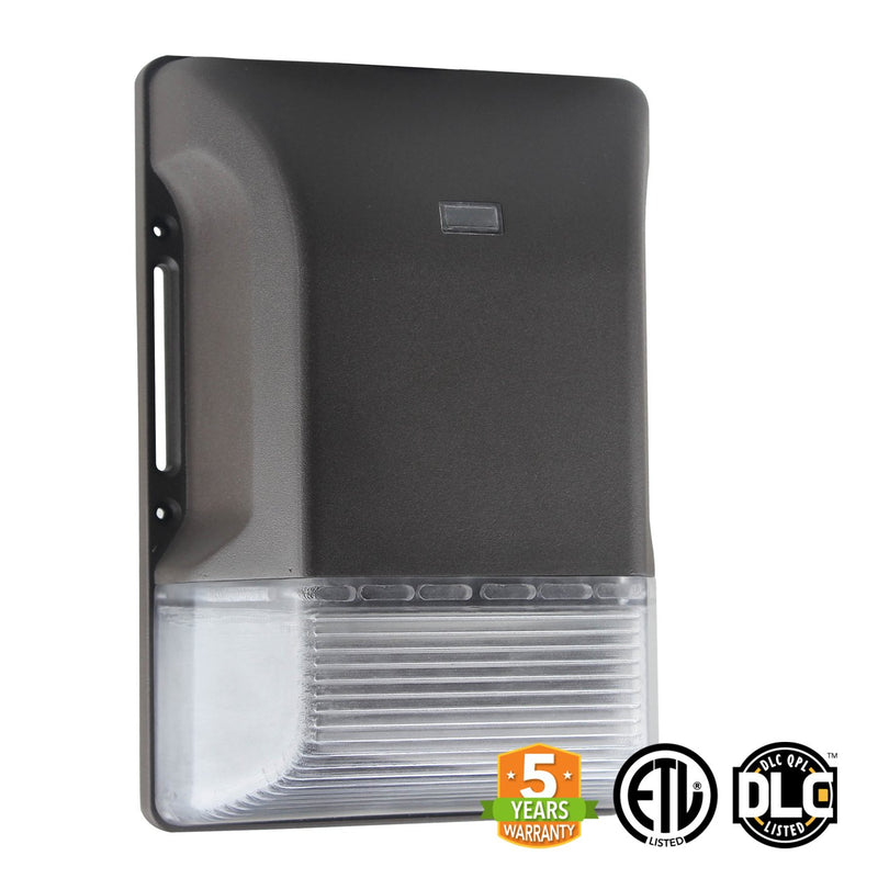 Mini LED Wall Pack - 20W 2850 Lumens IP65 ETL DLC Certified 5 Year Warranty - With Photocell
